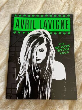 Avril Lavigne the black star tour official concert program